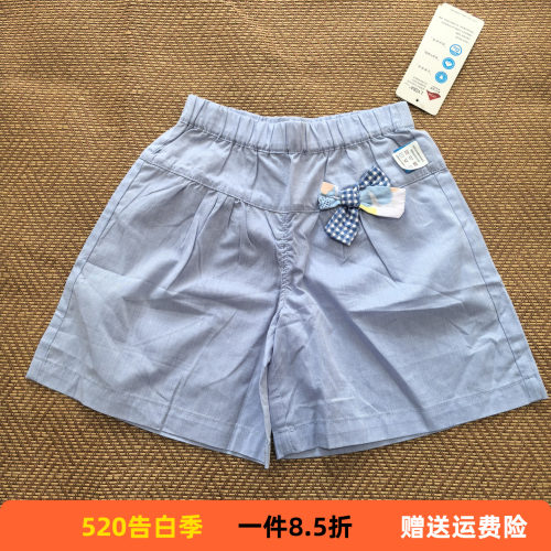 断码清仓夏款丽婴房专柜 女童宝宝超薄平织裙裤 短裙短裤100-120