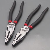 老虎钳重型多功能省力铁丝钳子电工业级钢丝钳大断线克丝钳拉10寸