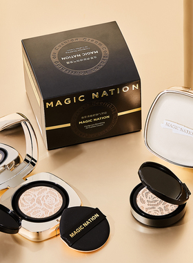 MAGIC NATION虫草养肤修饰气垫霜轻薄水润细腻贴肤遮瑕自然素颜