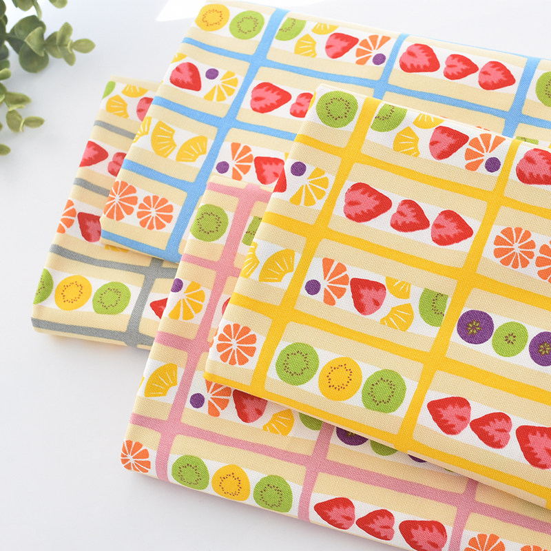 清仓特价进口fuwari99染布纯棉牛津纺布料印花棉布奶牛装家居手工