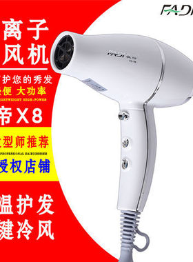 发帝X8吹风机超轻大功率负离子恒温护发理发店发廊专用风筒网红款