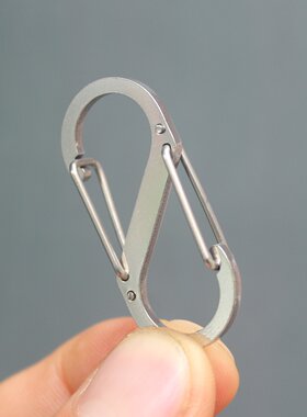 4号不锈钢s型汽车配件钥匙扣