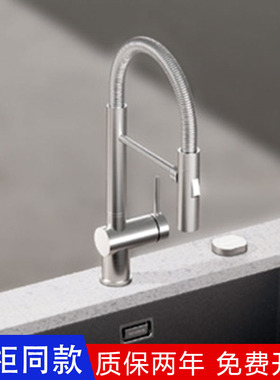 德国原装进口Schock硕科单孔厨房不锈钢龙头可旋转Sina 515000EDM