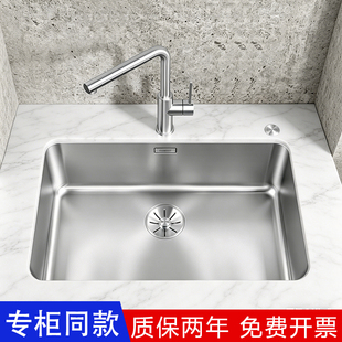进口铂浪高Blanco不锈钢单槽SOLIS 700-IF/A//500U//400U 526127
