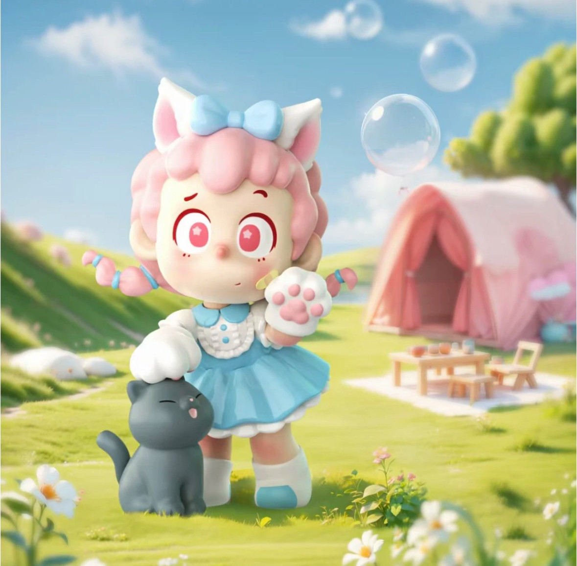 【奥叮叮拆盒】【1号-20号】盲盒数字摘星潮玩手办可爱公仔