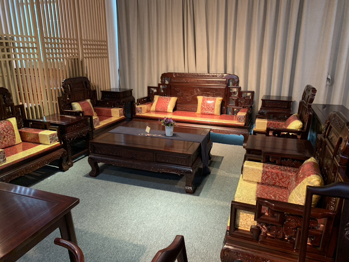 国标红酸枝沙发十二件套多人组合红木沙发全实木中式古典明清家具