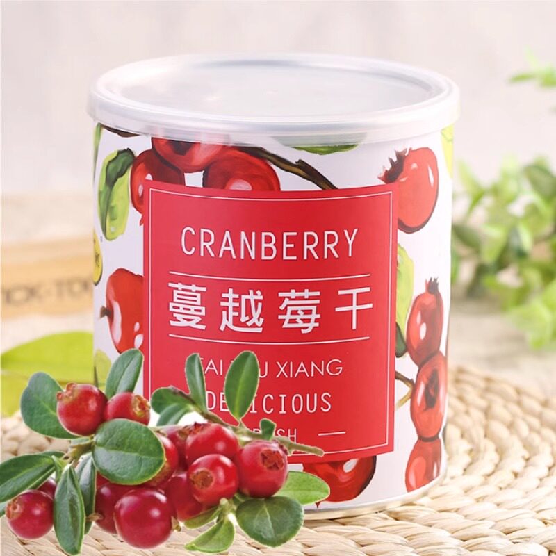 台竹乡蔓越莓干300g小红梅美国进口原料果脯零食蜜饯烘焙果干面包
