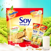 泰国进口阿华田SOY速溶豆浆粉 早餐豆奶原味黑芝麻家用小袋