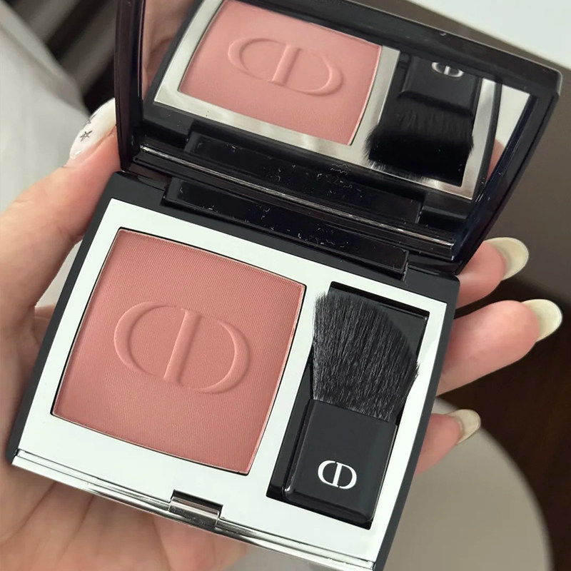 迪奥DIOR新版烈焰蓝金腮红单色提升气色#100#343#212哑光炫彩专柜