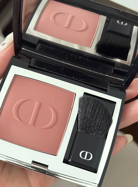 迪奥DIOR新版烈焰蓝金腮红单色提升气色#100#343#212哑光炫彩专柜