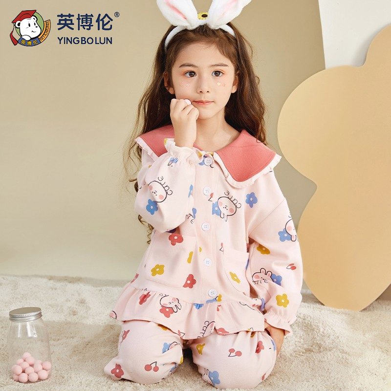 公主亲子母女儿童家居服套装秋季
