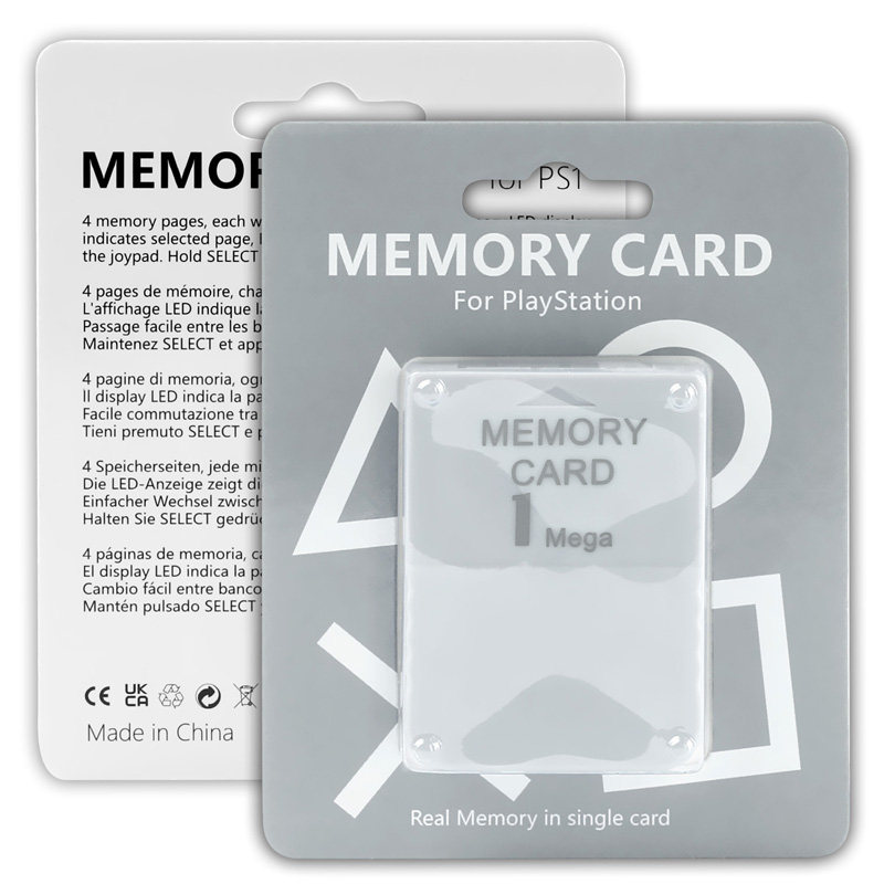 PS1记忆卡PS 1MB内存卡 PS1 MEMORY CARD PS1主机专用存储卡1MB