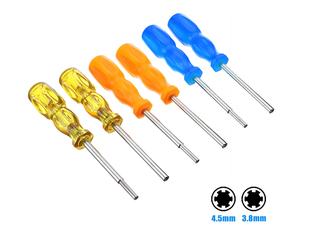 任天堂N64/SFC/GB/NES/NGC游戏机拆机工具 螺丝刀套筒3.8mm4.5mm