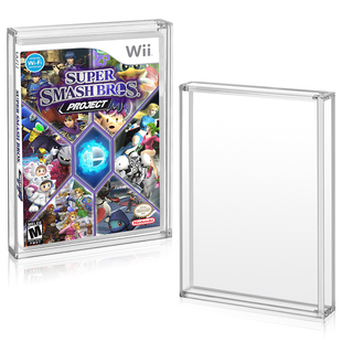 用于任天堂Wii游戏卡亚克力保护盒WII游戏碟磁吸透明收纳盒wii