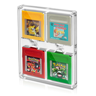 GBC游戏卡盒磁吸盖 Color 高透明亚克力游戏展示盒4合一 Boy Game