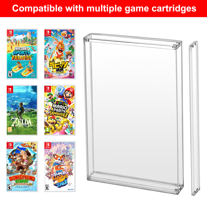 Switch2游戏卡亚克力保护盒