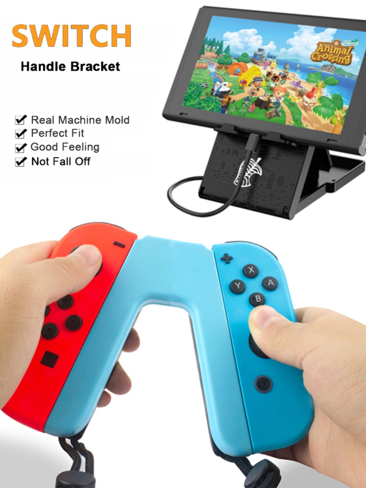 NINTENDO SWITCH 컨트롤러 V자형 그립 스위치 OLED 조이콘 핸들 핸들 핸들 베이스