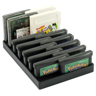 任天堂GBA GBC游戏卡通用14合一游戏卡底座 Game Boy Advance支架