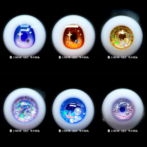 【AAW】BJD现货DD ob11 10/5 10/6mm流沙眼夜光眼 树脂眼娃眼眼珠