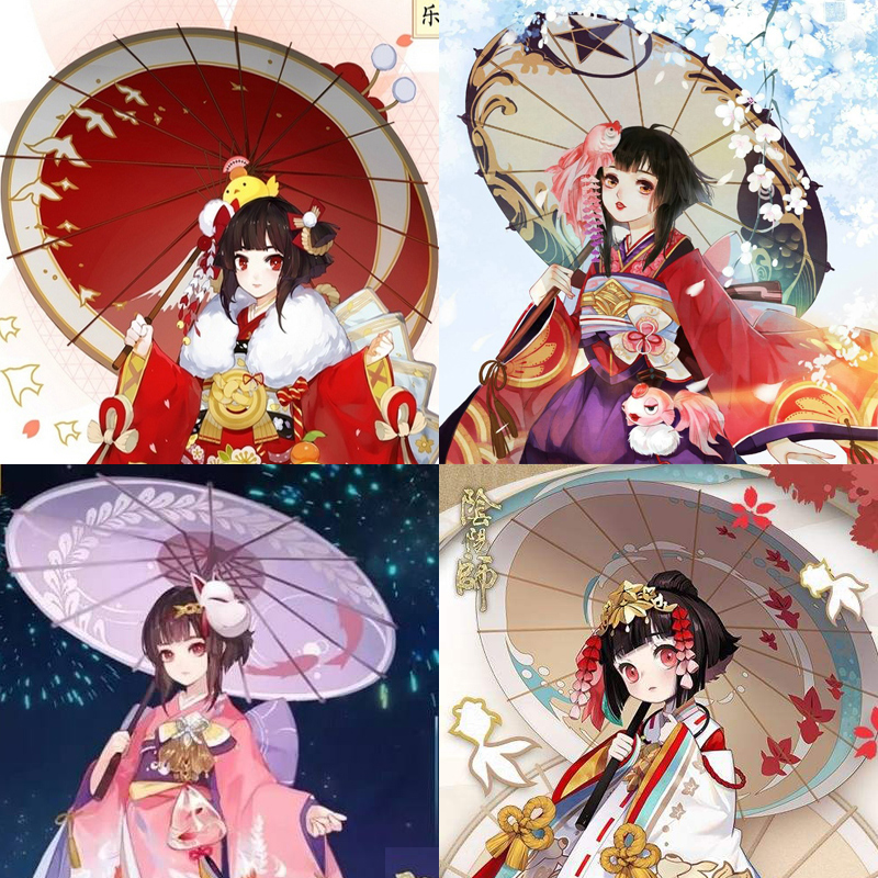 阴阳师cos伞神乐红莺燕鸣游戏伞