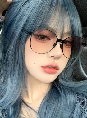 折叠太阳镜2023新款女渐变时尚