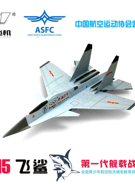 刘冬纸飞机红色少年歼15飞鲨仿真航空母舰着舰积分赛飞北专用模型
