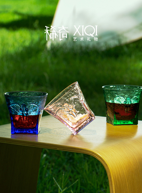 稀奇艺术杯子天使内刻浮雕