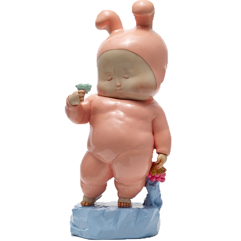 新稀奇艺术瞿广慈《干杯朋友》收藏摆件工艺品室内桌面雕塑装饰促