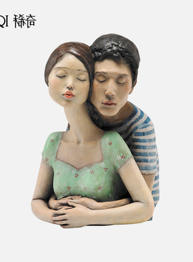 艺术风因为情人节礼物桌面摆件