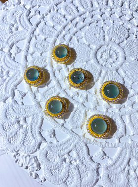 王小仙女古法金翡翠A货串珠