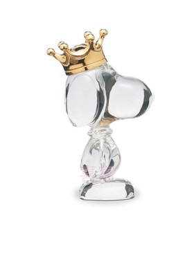 Baccarat巴卡拉皇帝史努比摆件