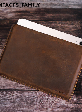 适用于2021苹果iPad mini保护套7.9/8.3寸真皮疯马牛皮平板电脑包