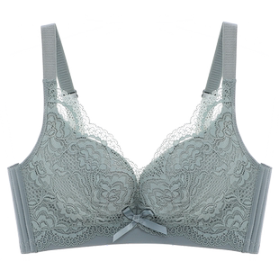 【乳胶模杯】依曼丽内衣女小胸上托聚拢有型胸罩收副乳调整型文胸