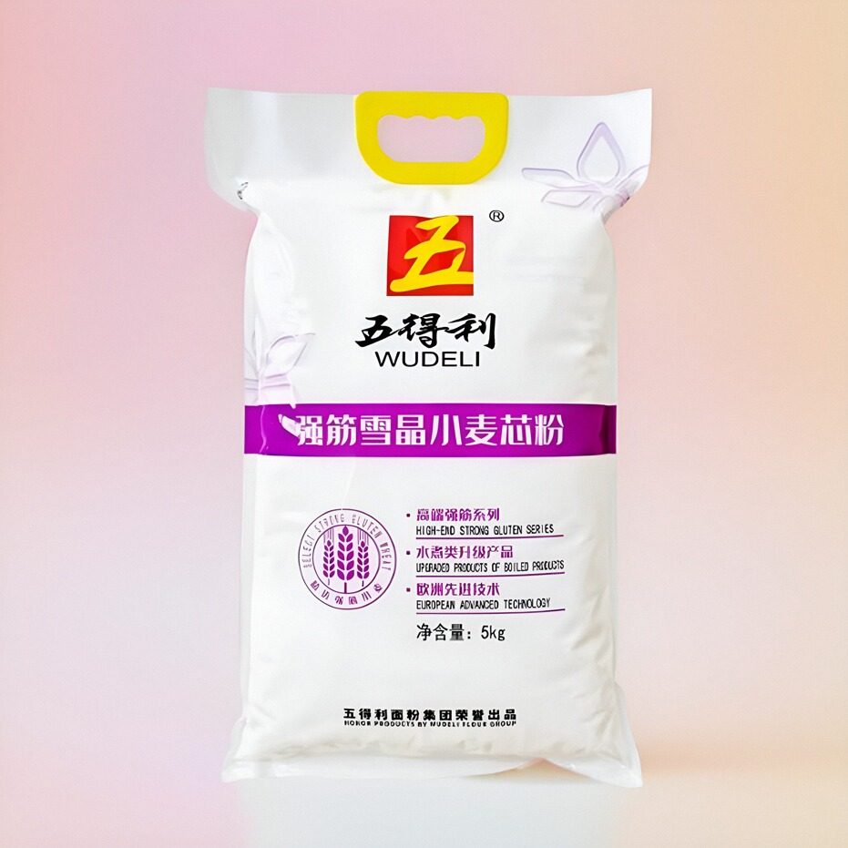 五得利强筋七星雪晶小麦芯粉10斤家用烤鸭饼凉皮高端面粉拉面饺子