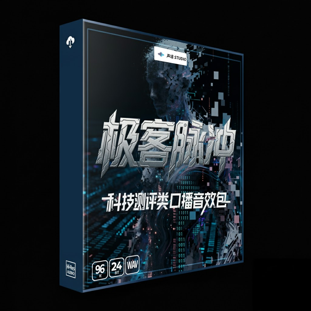 【科技测评专用音效包】UI科幻转场提示音效库视频剪辑素材
