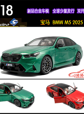 现货Solido索立德1:18新款BMW宝马M5 G90 M系2025合金双开门 车模