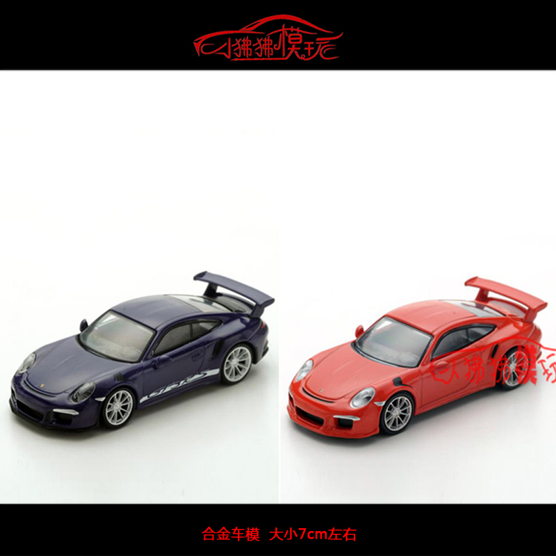 现货Spark 1:64保时捷911 991 GT3 RS收藏摆件2016合金汽车模型-封面