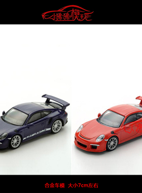 现货Spark 1:64保时捷911 991 GT3 RS收藏摆件2016合金汽车模型