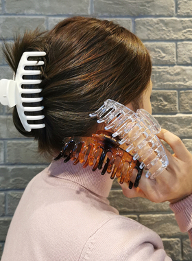 简约洗澡大号抓夹盘发头夹子网红isn同款后脑勺发卡优雅发抓头饰