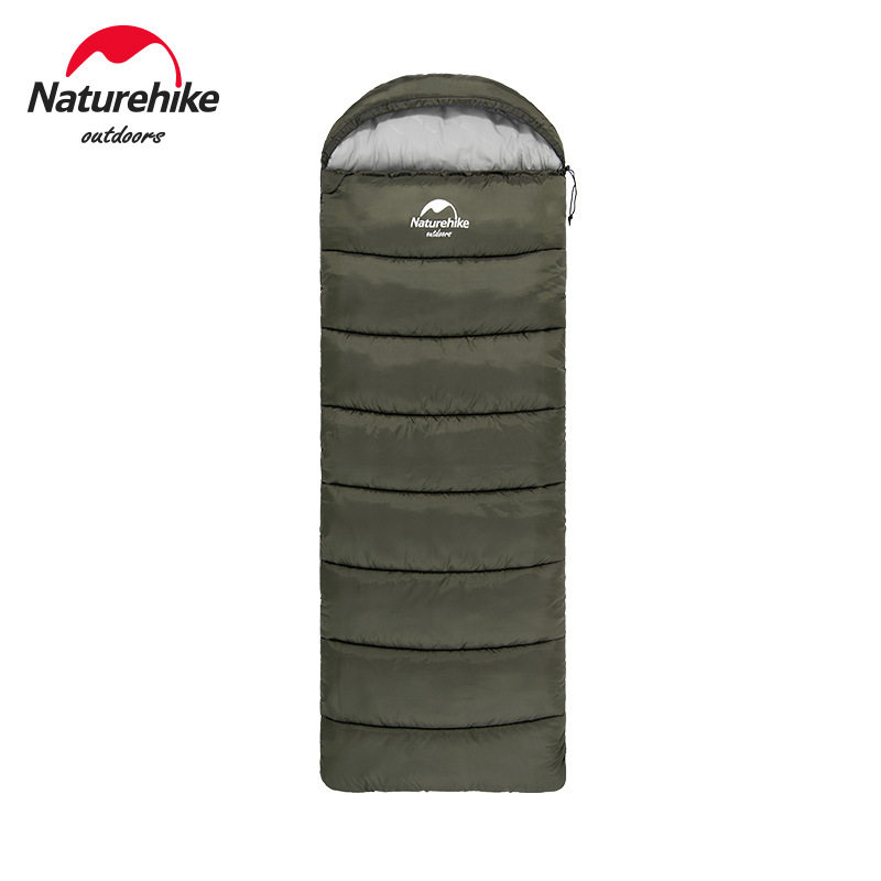 Naturehike挪客信封带帽睡袋大人秋冬季加厚成人户外露营防寒保暖