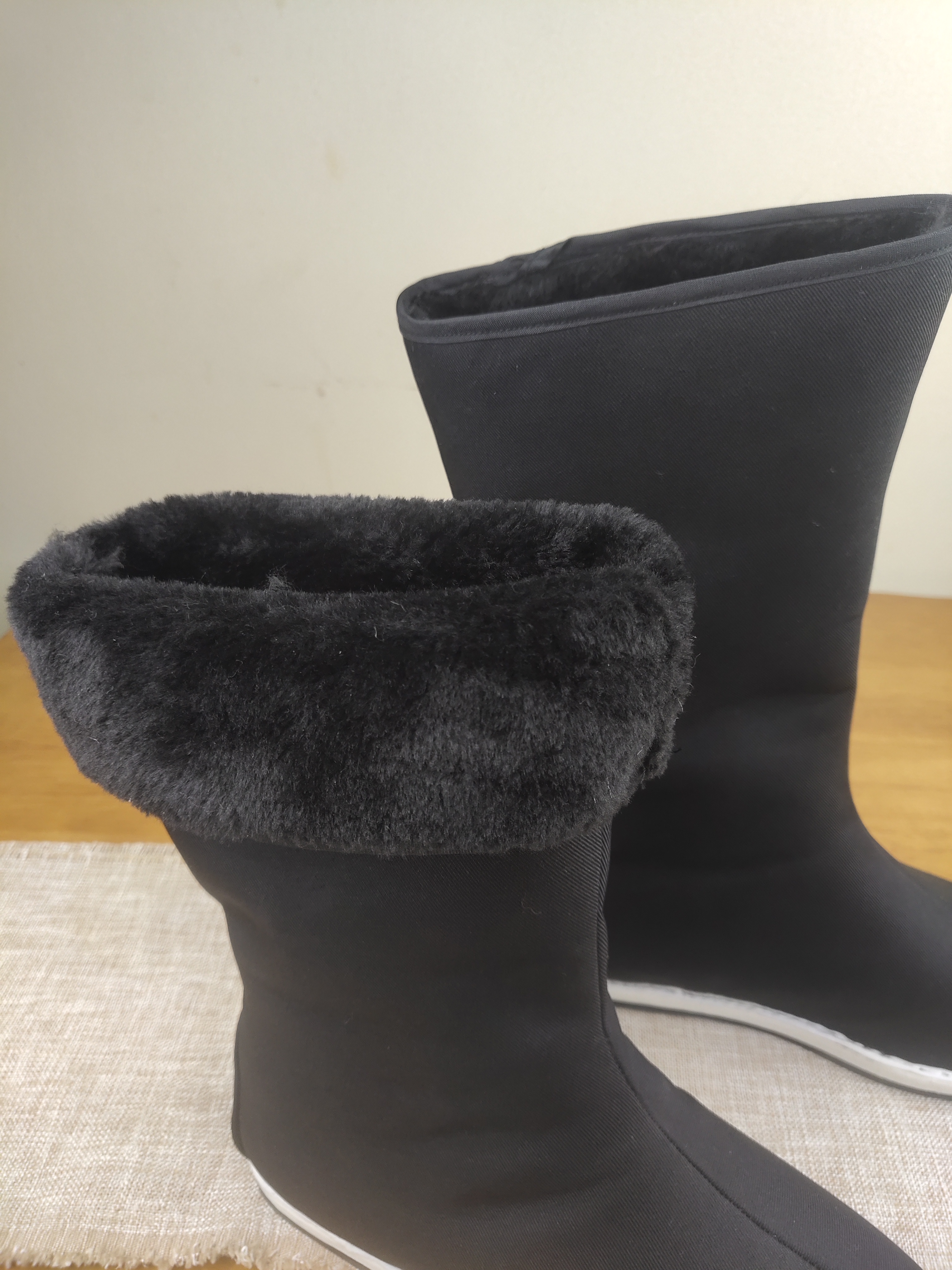 古装古代汉服棉鞋婚鞋道具皂靴