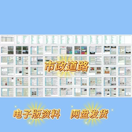 图文并茂市政道路项目技术标A3版800+页配图丰富可编辑word版参考