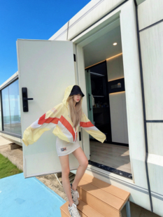 防晒衣女夏季2026新款透气轻薄个性薄款超薄宽松夏天时尚外套立领