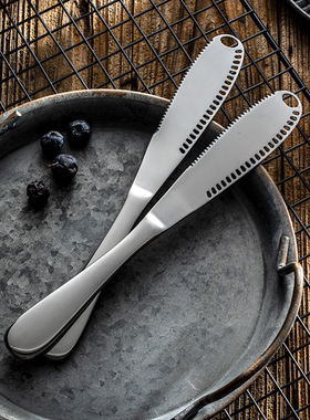 英国PolyLon 不锈钢牛油刀抹酱勺黄油刀芝士抹刀奶酪刀涂抹果酱刀