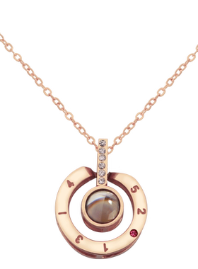 项链女潮网红锁骨链钛钢简约