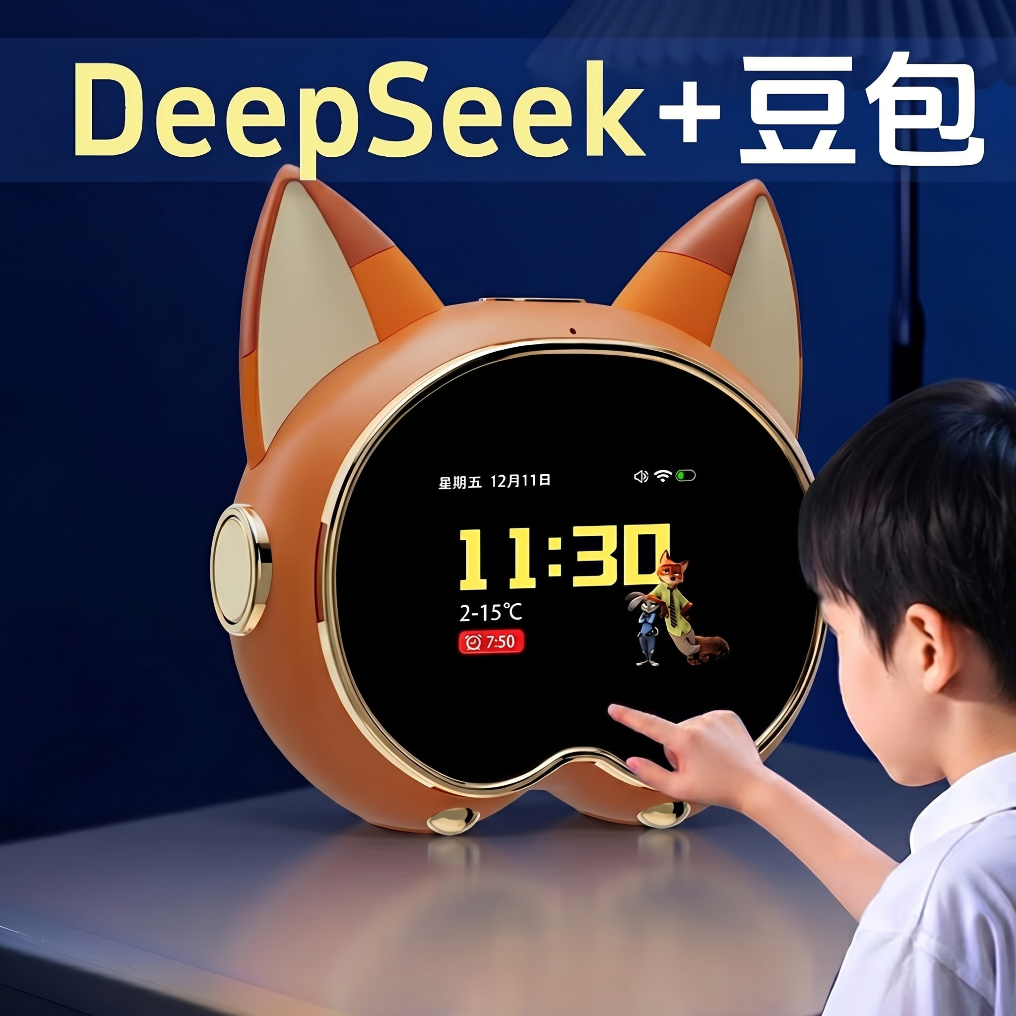 生日礼物儿童6岁以上10十男孩12男童8小学生高端实用的ai学习闹钟