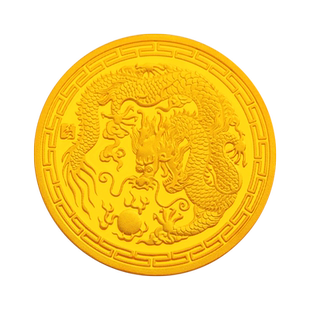 金言999纯银生肖龙纪念银币镀金订做十二生肖龙个性创意礼品