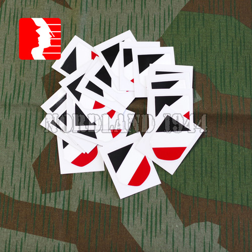 【回馈玩家】德式钢盔盔徽直转印贴纸 M35M40M42头盔贴 诺曼军物