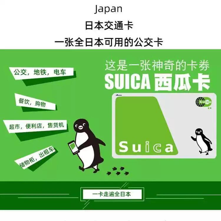 日本交通卡东京西瓜卡suica门禁智能卡