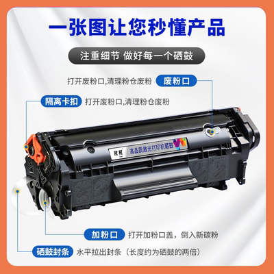 硒鼓惠普经济装惠普鼓粉一体